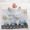 Personalized Large Baby Blanket | Car Design