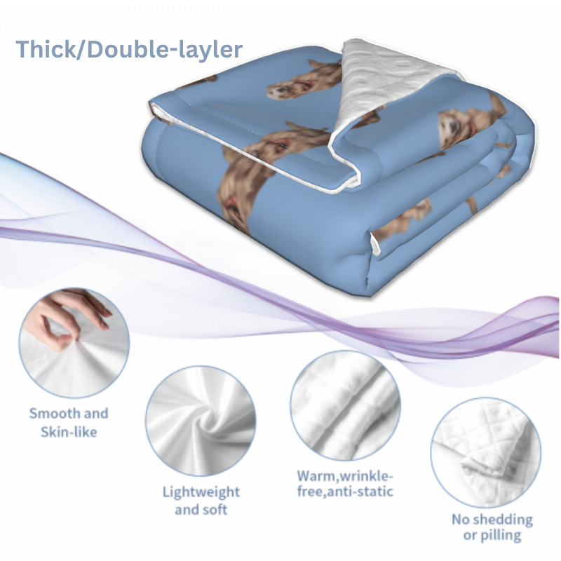 Custom Baby Blanket with Name | Soft and Large | Elegant Floral Pattern