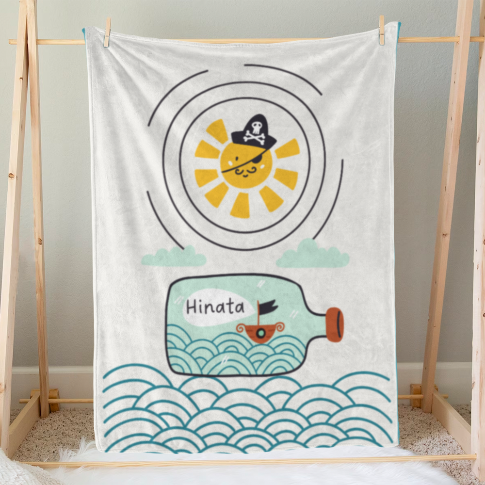 Personalized Baby Blanket for Boys & Girls | Newborn Gift | Custom Name Blanket