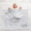 Custom Name Blanket - Simple Line Design