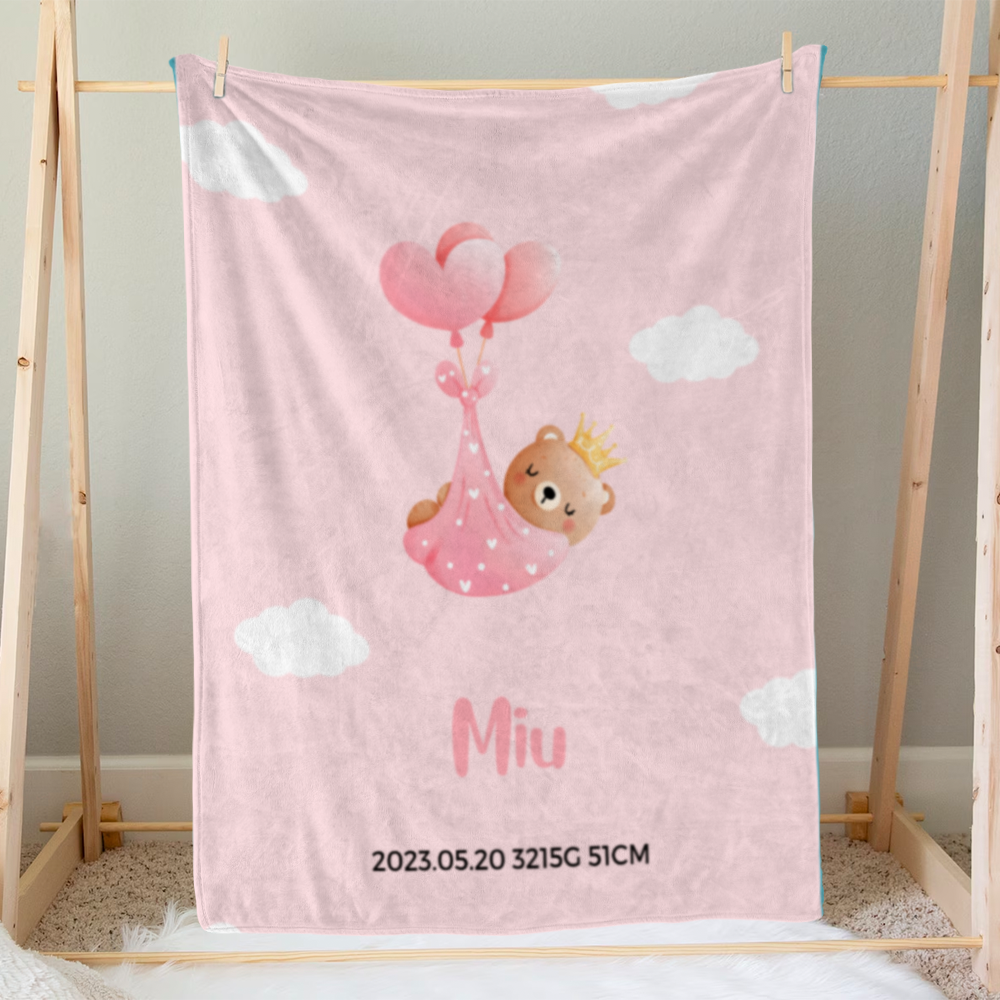 Custom Name Baby Blanket - Ideal Baby Shower Gift