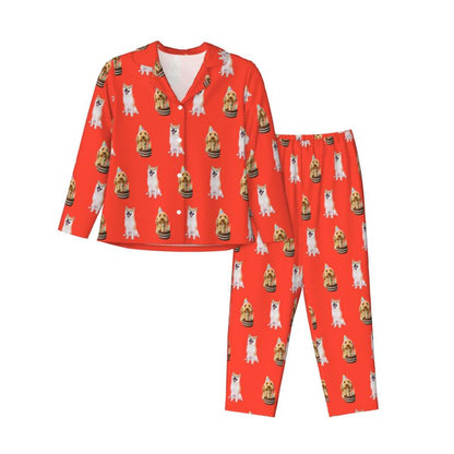 Women’s Custom Photo Pajama Set – Long Sleeve