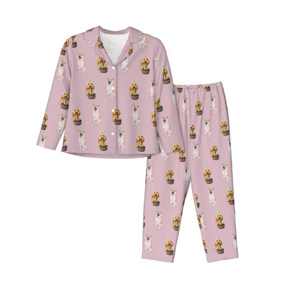 Women’s Custom Photo Pajama Set – Long Sleeve
