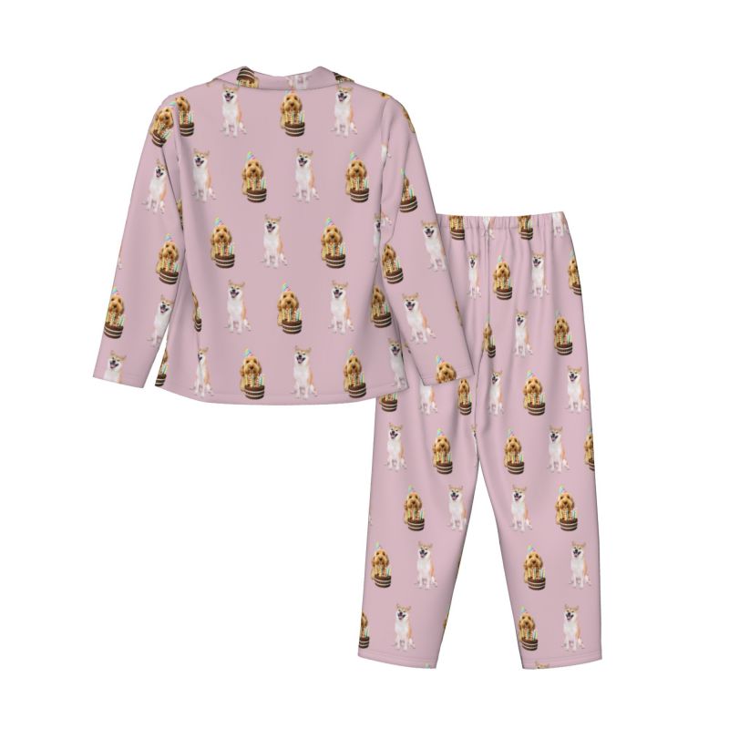 Women’s Custom Photo Pajama Set – Long Sleeve