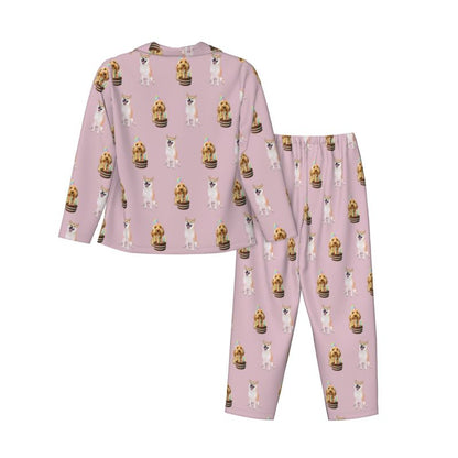 Women’s Custom Photo Pajama Set – Long Sleeve
