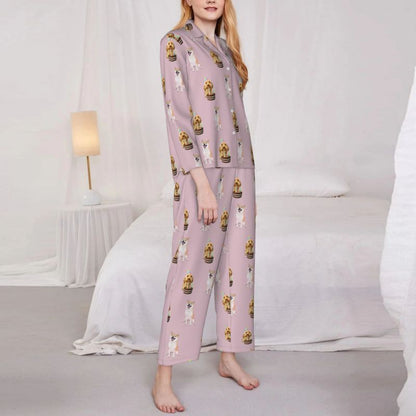 Women’s Custom Photo Pajama Set – Long Sleeve