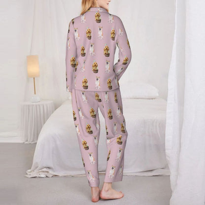 Women’s Custom Photo Pajama Set – Long Sleeve