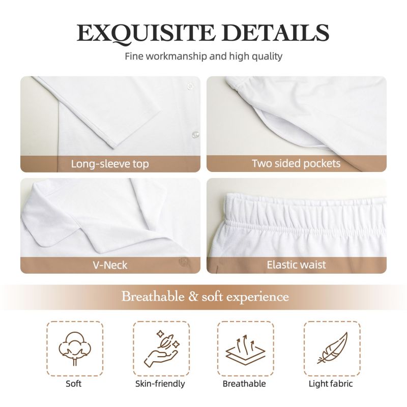 Women’s Custom Photo Pajama Set – Long Sleeve