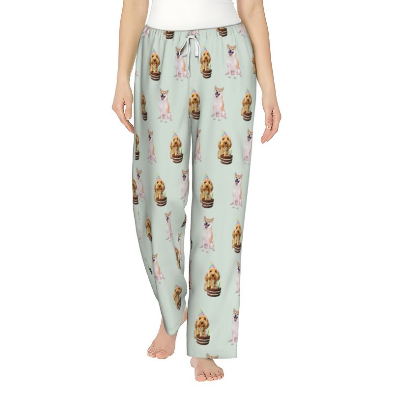 Women’s Custom Pet Photo Pajama Pants – Personalized Design