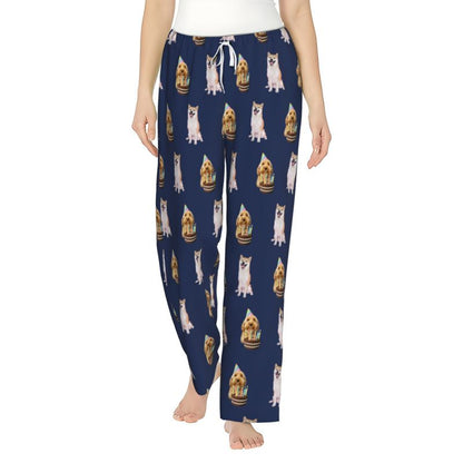 Women’s Custom Pet Photo Pajama Pants – Personalized Design