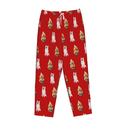 Women’s Custom Pet Photo Pajama Pants – Personalized Design
