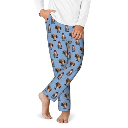 Kids Custom Pet Photo Pajama Pants