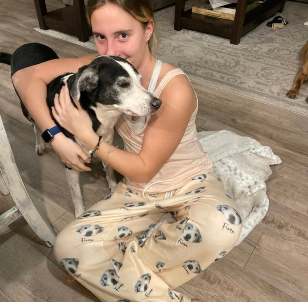 Women’s Custom Pet Photo Pajama Pants – Personalized Design